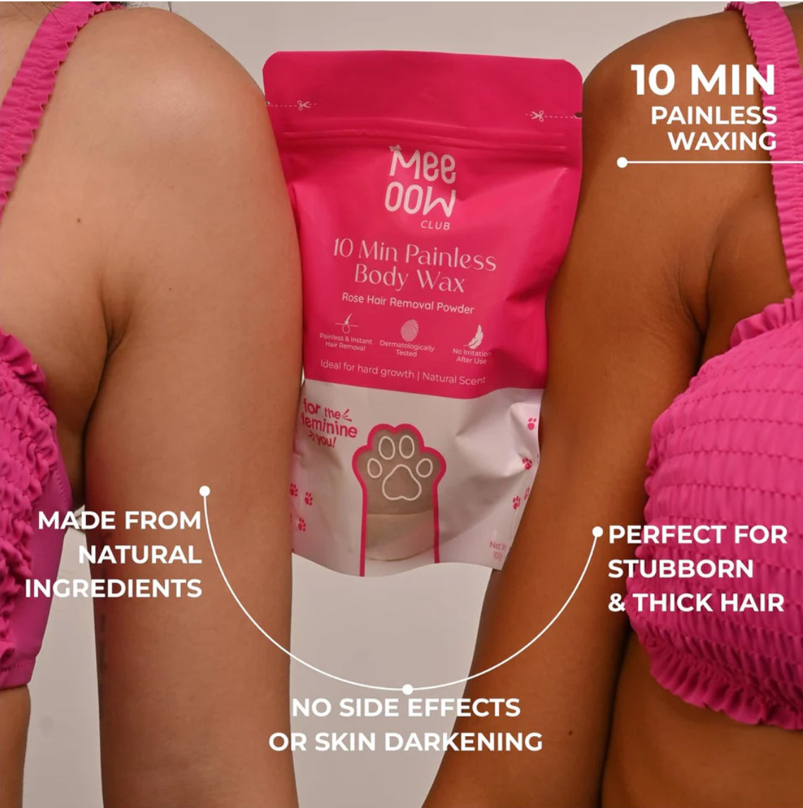 TOP TRENDING MEOW BODY HAIR REMOVAL WAX POWDER