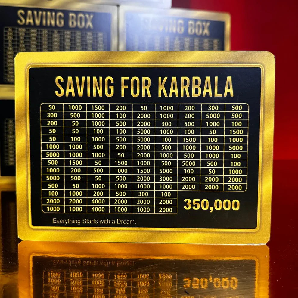 Umrah Saving Box "Journey to Makkah Starts Here