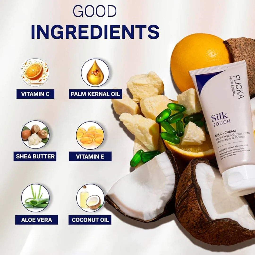 Flicka Silk Touch l Concentrate - Primer and Moisturizer ( Buy 1 Get 1 Free)